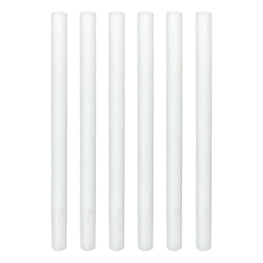 超音波式加湿器(適合商品:HUМ-04)専用 吸水スティック替え芯 ※吸水スティックは、 雑菌の繁殖を防ぐ 為、1か月を目安に 交換してください。 入り数 :6本 材質 :ポリエステル サイズ :約 直径8x高さ122mm