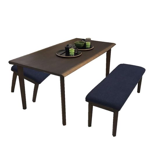 アルファタカバダイニングテーブルセット3点セットBenchbenchダイニングベンチ幅165cmテーブルベンチx2..