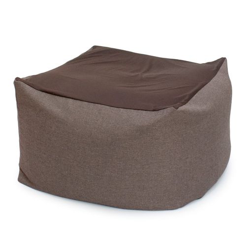 [座椅子専科]カバー付きビーズクッションサララ(ブラウン)日本製洗えるカバークッション