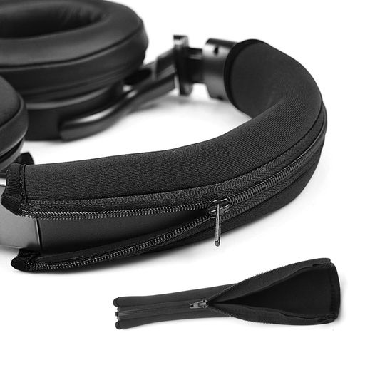 ヘッドホンカバー黒ヘッドホンカバーヘッドヘッドバンドカバー簡単取付汎用交換互換性