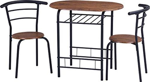 不二貿易 ダイニング テーブル&チェアセット 2人用 幅120CM 奥行40CM ブラウン 19361 不二貿易 ダイニング テーブル&チェアセット 2人用 幅120CM 奥行40CM ブラウン 19361