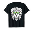 レゲエライオンラスタドレッドロックブラジルギフトラスタファリ愛好家のためのTシャツ