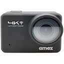 アクションカメラ 4K撮影 超 防水 防振 WI-FI対応カメラ 2.0インチIPS タッチスクリーンAMEX-D01 青木製作所 ブラック(2)