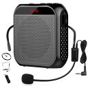 ハンディメガホン 拡声器 ポータブル 拡声器 ハンズフリー ヘッドセット マイク付き 音楽再生 拡声器スピーカー 小型 大音量 PAシステム ポータブル拡声器 ハンドマイク 拡声器 USB MICROSD 対応 ポータブルスピーカー イベント 講演(2)