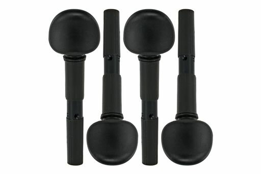 【素早く・簡単に・無駄な力を使わずに調弦できるペグです。】 ■バイオリン4/4、3/4用 ■テーパー(角度):1:30 ■リング部直径:8.6mm ■4本セット、■材質:ハイテク・コンポジット・プラスチック