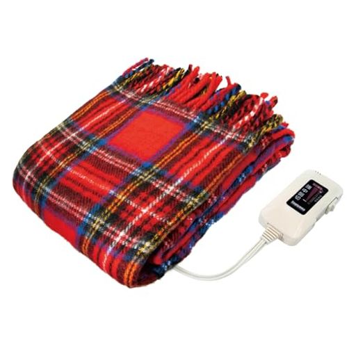 Sugiyama電気ひざ掛け毛布洗える日本製140x82cmレッドNA-055H-RT