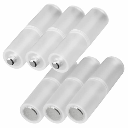 YFFSFDC単4形を単3形に変換電池スペーサー6本入り電池変換アダプター単四電池右向き矢印単三電池単三変換単3形スペーサー単4が単3に変換できる電池アダプタ YFFSFDC単4形を単3形に変換電池スペーサー6本入り電池変換アダプター単四電池右向き矢印単三電池単三変換単3形スペーサー単4が単3に変換できる電池アダプタ