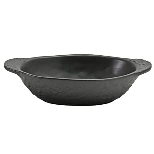 aito製作所 「 リアン Lien 」 耐熱 オーブン対応 グラタン皿 ボウル 約20x12cm 一人用 電子レンジ 食洗機対応 ブラック 美濃焼 日本製 fleurette01-10438735 fleurette パッケージ画像