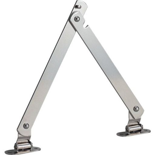 TRUSCO(トラスコ)スチール製止付き平棒ステー全長300mm左用TS-52-Lx10個【ケース販売】