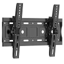 SJBRWNテレビ壁掛け金具32-68インチ対応上下角度調節可能耐荷重60KG最大VESA400X400MMまでモニターテレビかべかけ金具液晶対応435565”...