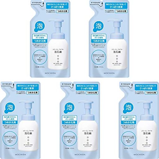 コラージュフルフル泡石鹸(つめかえ用)210mLx5個