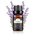 POVEN ラベンダー エッセンシャルオイル 天然100% ラベンダー精油 アロマオイル 10ML
