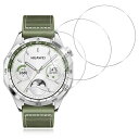 ForHUAWEIWATCHGT4/546mmガラスフィルムAUDASOHUAWEIWATCHGT4/546mm対応フィルム2.5Dラウンドエッジ加工9H指紋防止気泡レス高透過率飛散防止処理自動吸着HUAWEI