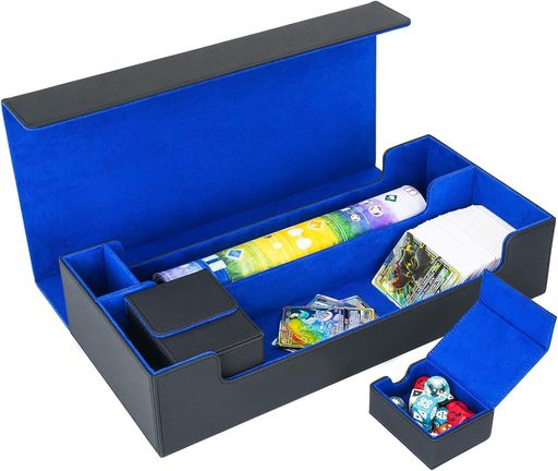 デッキケース大容量プレイマットケーストレカケーストレーディングカード用ケースカードボックスマグネ..