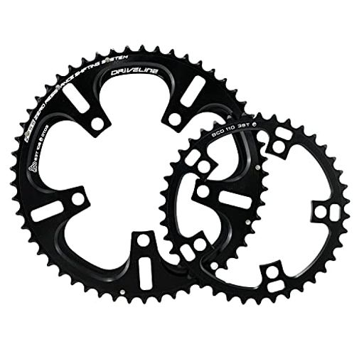 DrivelineCNC7075AlloyChainringSetRoadBike53-39T10SpeedBCD110mmDR2245