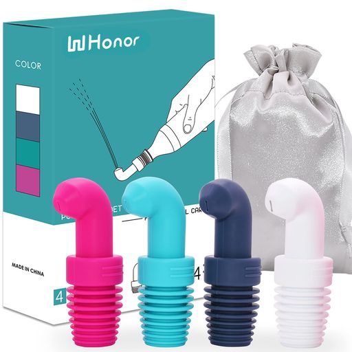 簡易おしり洗浄器携帯お尻洗浄器ハンディ・トワレシャワー旅行用便利グッズ(ピンク+緑+白い+グレー)