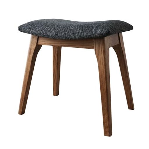 Stand Chairs - 平インテリア産業完成品スツール椅子オットマン玄関椅子木製高さ43cm軽量オーク材無垢ブラウン