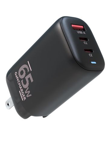 AUZYADA充電器Type-C、65WPD充電器(3ポート三台同時)GaNIII技術/低温急速/PD対応/PSE認証済/超軽量MacBook/WindowsPC/ノートPC/iPad/iPhone/Android/スマートフォン