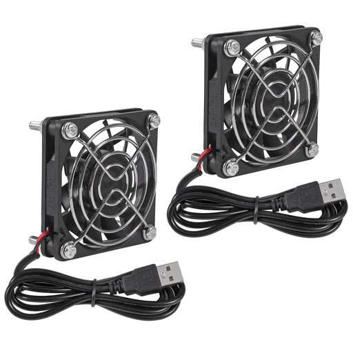 2PCS60mmUSB�ܡ���֥饷�쥹��ѥե���DC5V��ѥե���601560x60x15mm�ߥ�USB����ԥ塼����PC�������ե���USB���ͥ������롼���᥿...