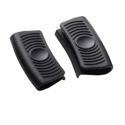 鍋つかみ2個入りブラック火傷防止保温厚い耐熱ミトンシリコンミトン耐熱鍋掴み鍋つかみ耐熱ウォッシャ..