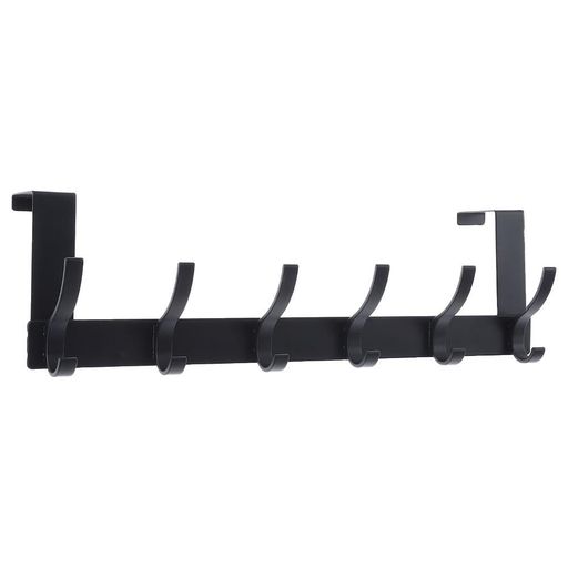 ドア上フックドアハンガー、ドア上タオルラック吊り下げ用コートフック6個付き、ドアコートハンガータオルハンガードア上コートラックタオル、衣類、バスルームの背面用、...