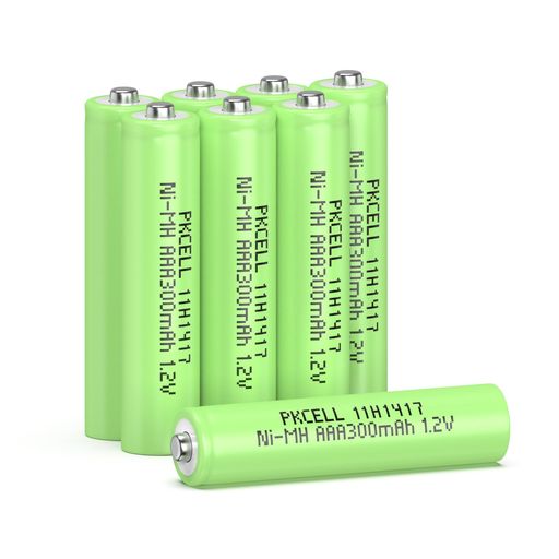 PKCELL単4形8個充電式ニッケル水素電池ソーラー充電池