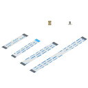 GEEKWORM16PIN0.5MMピッチPCIEFFCケーブルセット30MM/50MM/80MM、RASPBERRYPI5&PCIETONVMESSD拡張ボー...
