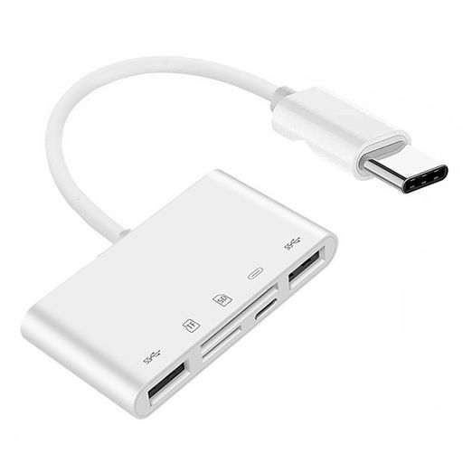 NFHKUSB2.0TypeCUSB-CtoTFMicroSDSDXCデュアルUSB3.0メスカードリーダーPD27Wアダプターノートパソコンタブレット携帯電話用