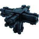 TRUSCO(トラスコ)25mmアルミフレーム用ジョイント5方向AFB-5Wx10【ケース販売】