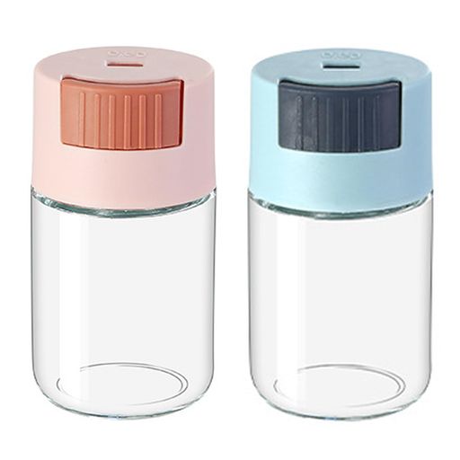 EsiFare2個セットスパイス入れソルト入れ塩入れ容器調味料入れ砂糖塩入れ容器胡椒入れ調味料ポット滑り..