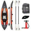 アクアマリーナMembaメンバカヤックインフレータブルパドル付2人乗りME-390-Bオレンジ