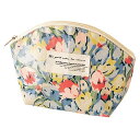 ヘッズポーチ20(13)x13.5x7cmチューリップ6個ボンフルールラウンド型水色HEADSBOF-POS4