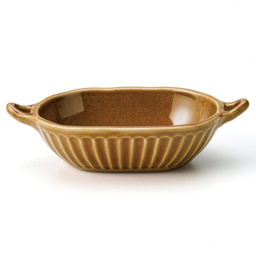 サイズ(約): 19.5x10.5x高さ5cm 本体重量(約): 310g 満水容量(約): 400ml 素材・材質: 耐熱陶器、オーブン対応・電子レンジ対応・家庭用食器洗浄機対応 原産国: タイ王国