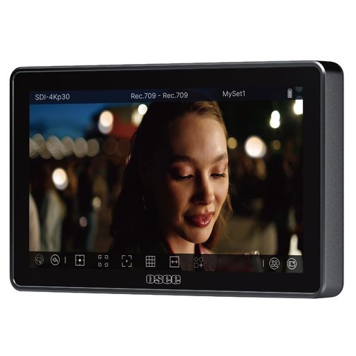 OseeG7Proカメラモニター7インチタッチスクリーンビデオモニター、3000NitsHDR3G-SDIフィールドモニター、カメラコントロール、タッチフォーカスDSLRモニター3G-SDI4KHDMI入出力
