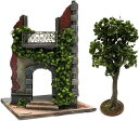 グリーンスタッフワールドツタの植生シートダークグリーン夏のカエデの葉大ホビー用素材GSWD-4638