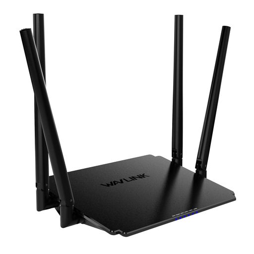 WAVLINK AC1200 wifiルーター 無線lanルーター1200Mbps 5GHz 2.4GHz デュアルバンド WiFi 5 ルーター 4x5dBiアンテナ 10/100Mbps