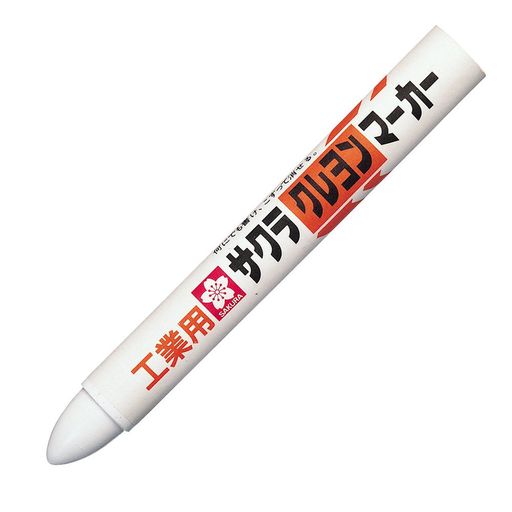 【仕様】キャップ不要のクレヨンタイプ 【用途】鉄・鋼材・木材・合成樹脂・木材・ガラス・紙など硬い平滑面へのマーキングに 【用途2】布などで強くこすると、広がってマーク跡を消すことができる(ただし平滑面) 【用途3】自動検知器などの測定具にセットし、傷などのチェックマーク、品質管理に使用できる 【入数】10本入り