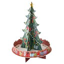 ヘッズディスプレイトレイ直径27x38cm緑4個クリスマスツリー組み立てHEADSXMS-DIT1