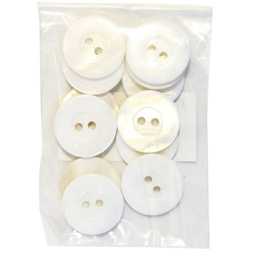 ベルアート天然物貝ボタン2つ穴18mmcol.0012ヶ入りAZSB-167