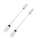 OKCSC A2DC 3.5MM 変換 変換アダプタ 変換パーツ A2DCコネクタ(オス) - 3.5MM(メス) OFC銀メッキ線 オーディオテクニカ用 AT...