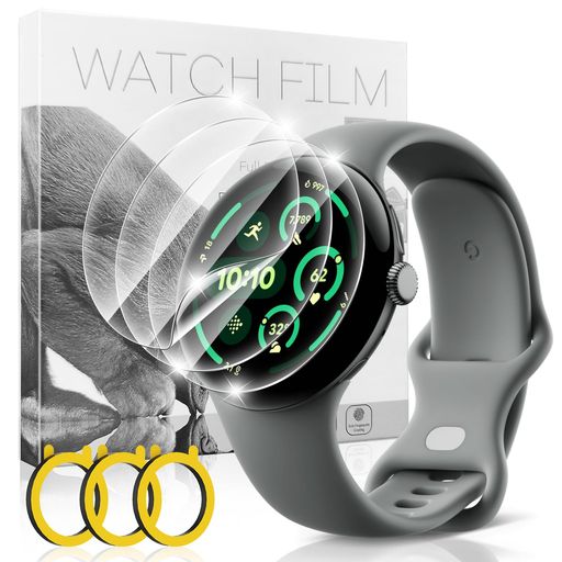 OLDSTARGOOGLEPIXELWATCH345MMフィルム2024対応PIXELWATCH345MM保護フィルム3D曲面保護液晶耐指紋飛散防止気泡なし自動修復画面保護FOR-GOOGLEPIXEL