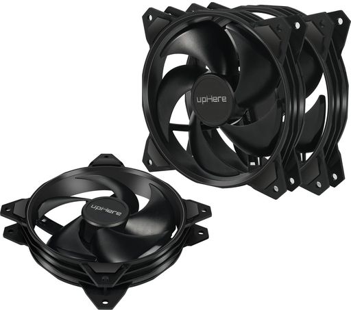 UPHERE 120MM PCե Ų 1300RPM 3PINȥڥե4ԥ 3 PF120BK3-3