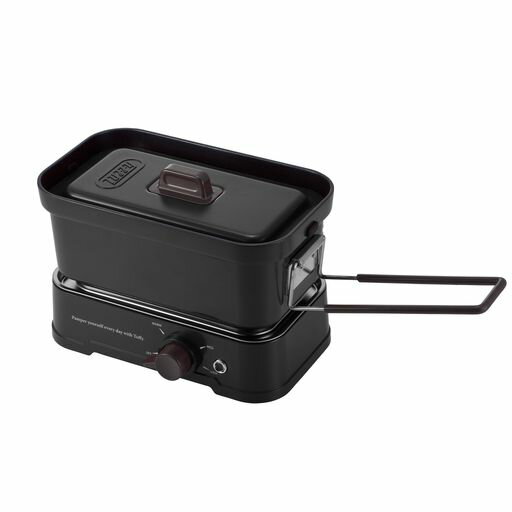 【Toffy/トフィー】ホットメスティンK-MS1電気メスティン直火対応火力調節炊飯焼く煮る蒸す炒める1LレトロおしゃれK-MS1(リッチブラック) 【Toffy/トフィー】ホットメスティンK-MS1電気メスティン直火対応火力調節炊飯焼く煮る蒸す炒める1LレトロおしゃれK-MS1(リッチブラック)