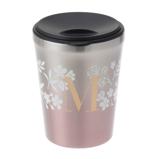 maebatafluffyveilフラフィーベール蓋付きステンレスタンブラーイニシャルM260ml68603
