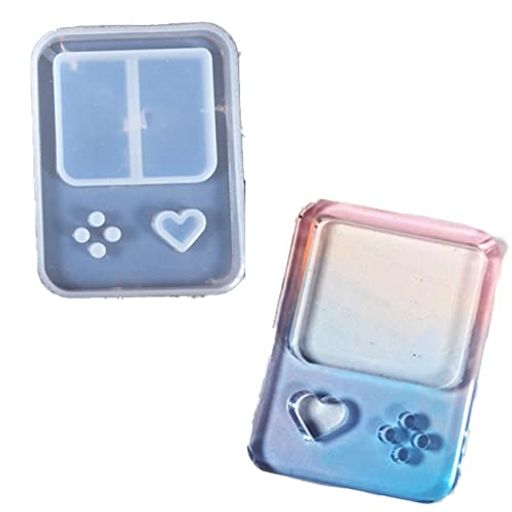 【四角】1個【シリコンモールドの】ゲーム機型シリコンモールド(全3種)