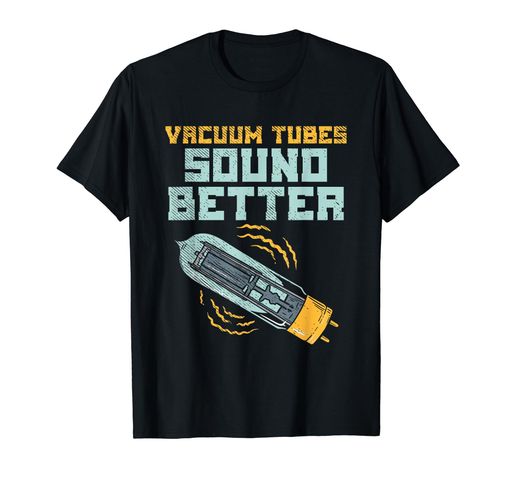 VacuumTubesSoundBetterギターアンプギタリストバルブTシャツ