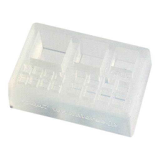 亀島商店レジンクラフト用ソフトモールドキューブ3x4.5xD2.5cmKAM-REJ-447