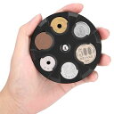 JOYTUTUSコインケースコインホルダー小銭ホルダー29枚大容量仕分け丸型車用お金小銭入れ携帯コインホルダー100円500円人気暇つぶストレス解消便利グッズ収...
