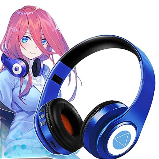 Decostatue中野三玖イヤホン日本語オリジナルボイスパックコスプレヘッドフォンBluetooth5.0ヘッドフォ..