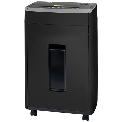 明光商会 MSシュレッダー 国内シェアNo.1 マイクロカット 26.5L 14枚 キャスター付き MSE-14MC-B ブラック